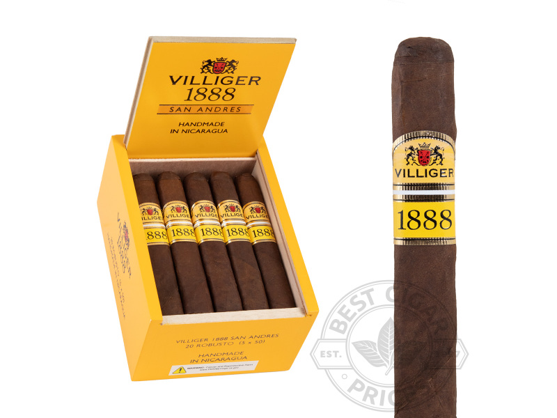 Villiger 1888 San Andres Robusto Cigars - 20 Cigars