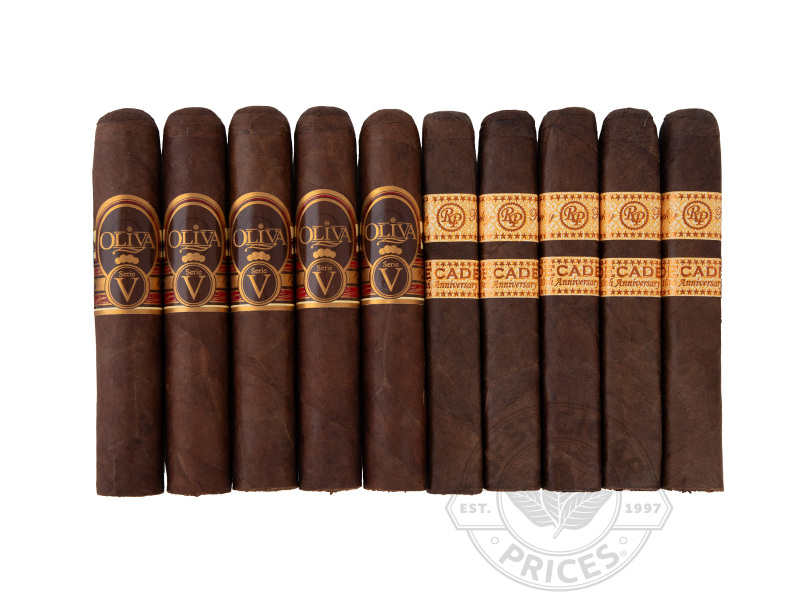 Seeing Double: Rocky & Oliva Sampler - 10 Cigars
