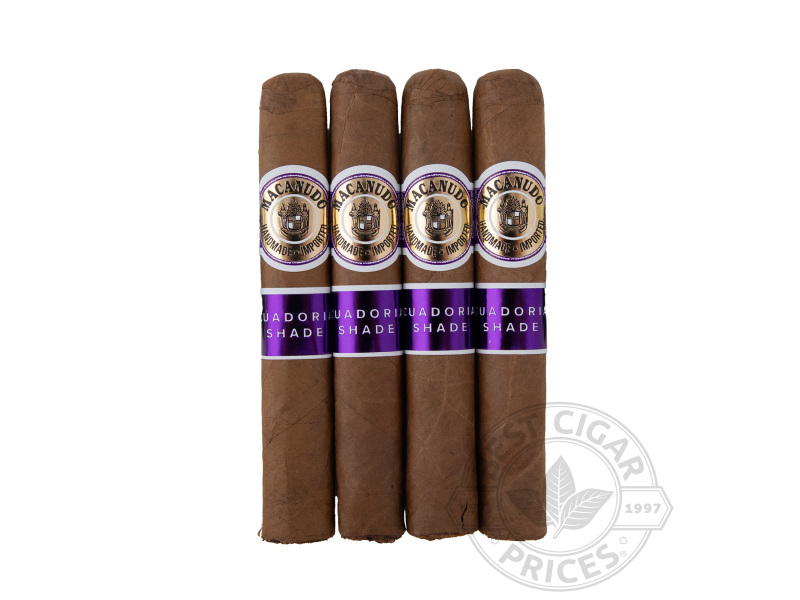 Macanudo Ecuadorian Shade Robusto Box-pressed - 4 Cigars