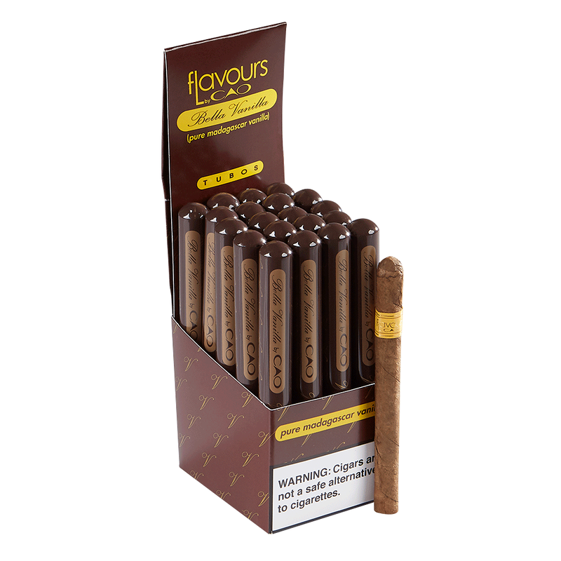 CAO Flavours Bella Vanilla Tubo Box of 20