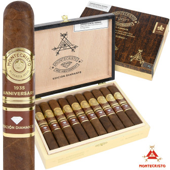 Montecristo 1935 Anniversary Edicion Nicaragua Diamante Robusto 10 Pack