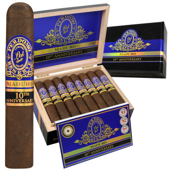 Perdomo Reserve 10th Anniversary Box-Pressed Churchill Maduro 5 Pack
