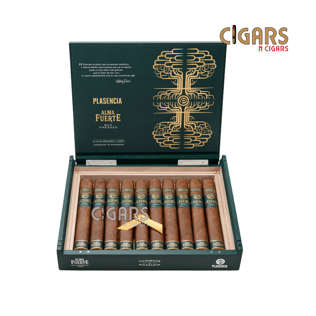 Plasencia Alma Fuerte Natural Eduardo Robusto Box of 10