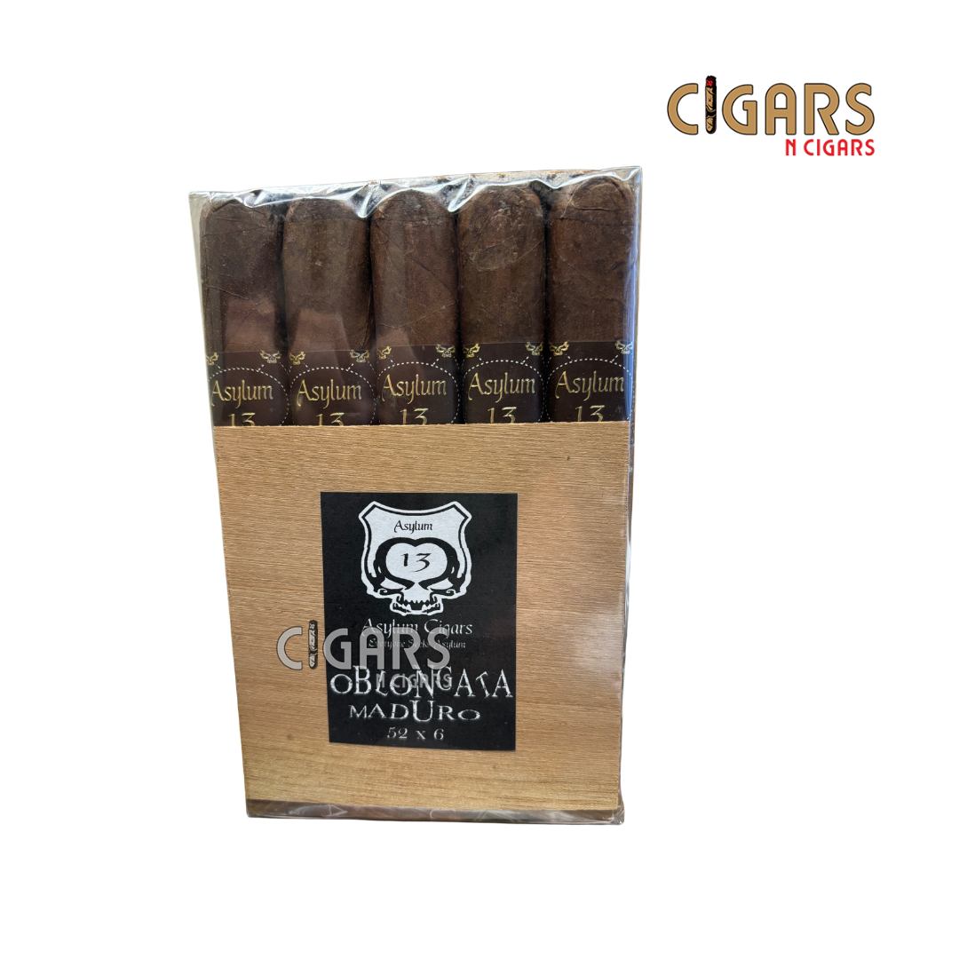 Asylum 13 Oblong Maduro 52x6 Bundle Cigar Pack of 5