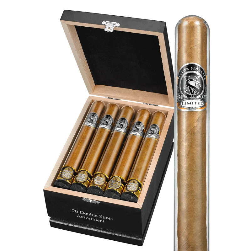 Victor Sinclair Double Shots 20-Cigar Assortment 20-Cigar Sampler