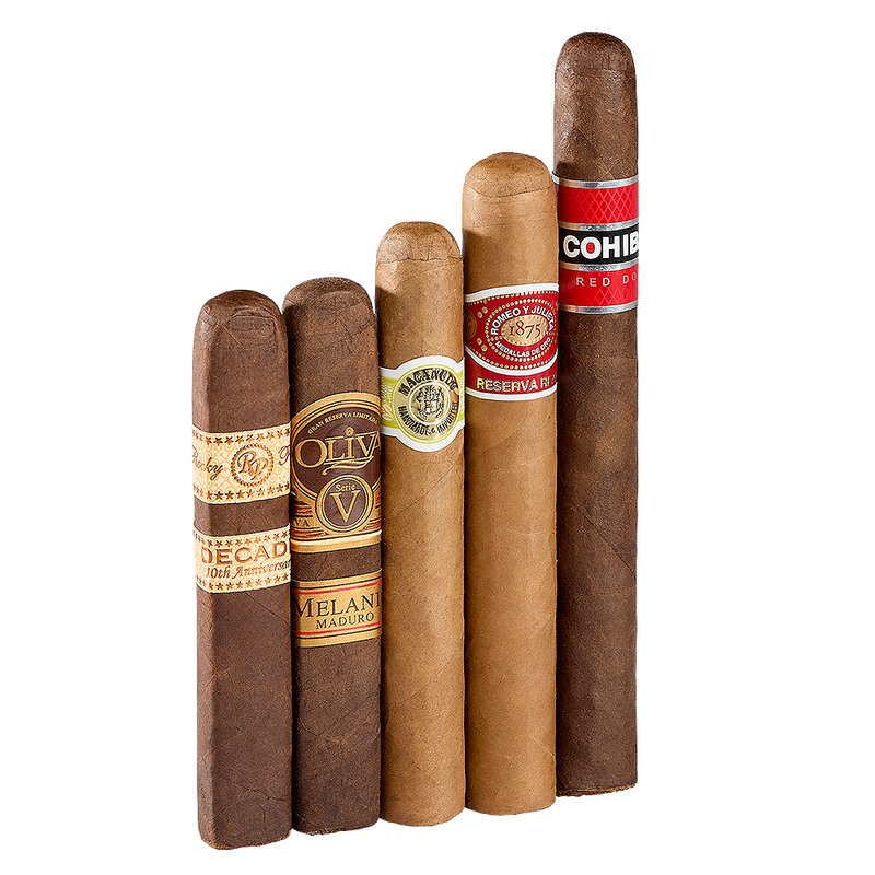 TC Best Sellers Cigar Assortment 5-Cigar Sampler