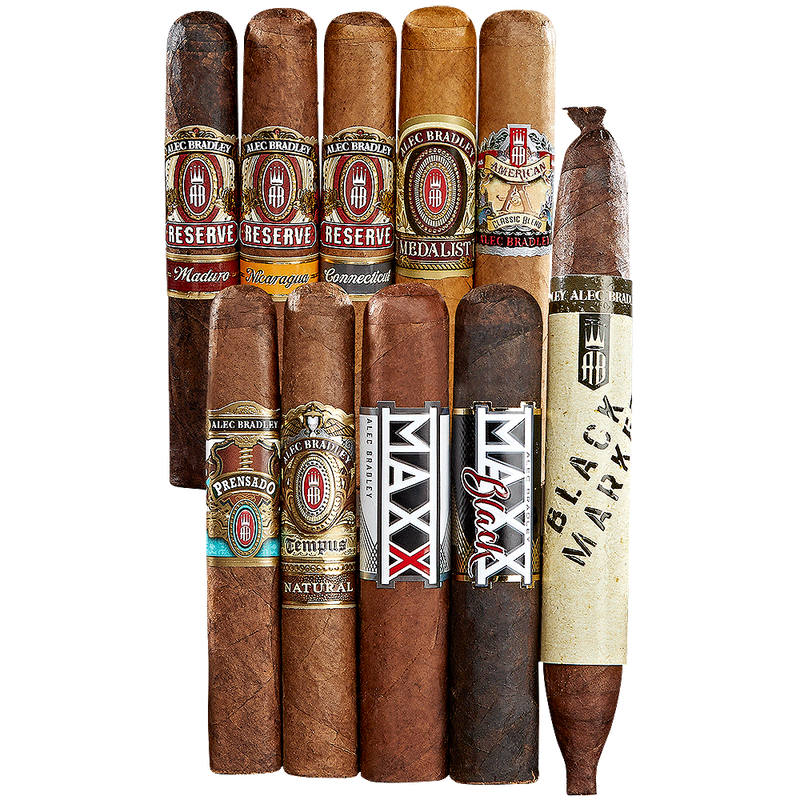Alec Bradley 10-Cigar Premium Pack Robusto 10-Cigar Sampler