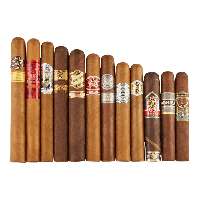 Platinum 12-Cigar Sampler Robusto 5 x 52