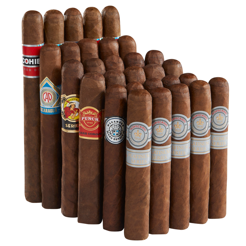 90+ Rated Monster Brand Mega-Haul Robusto 30-Cigar Sampler