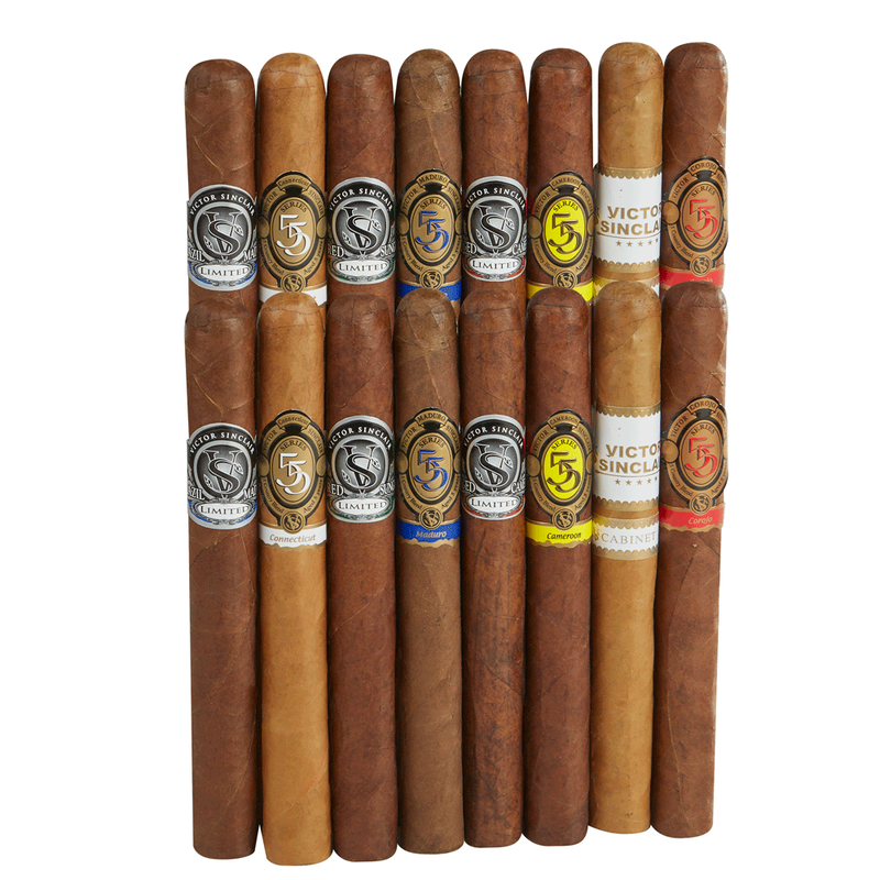 Victor Sinclair Series 55 Limited Sampler Churchill 7.0 x 50 16-Cigar Sampler