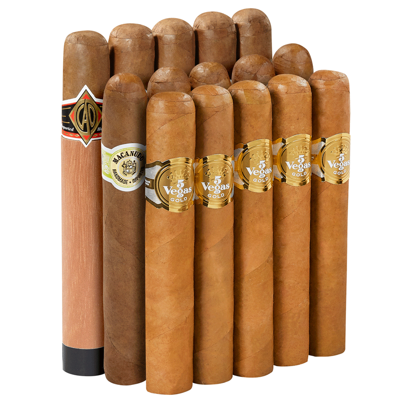Super Smooth Sampler Robusto 5 x 5 15-Cigar Sampler