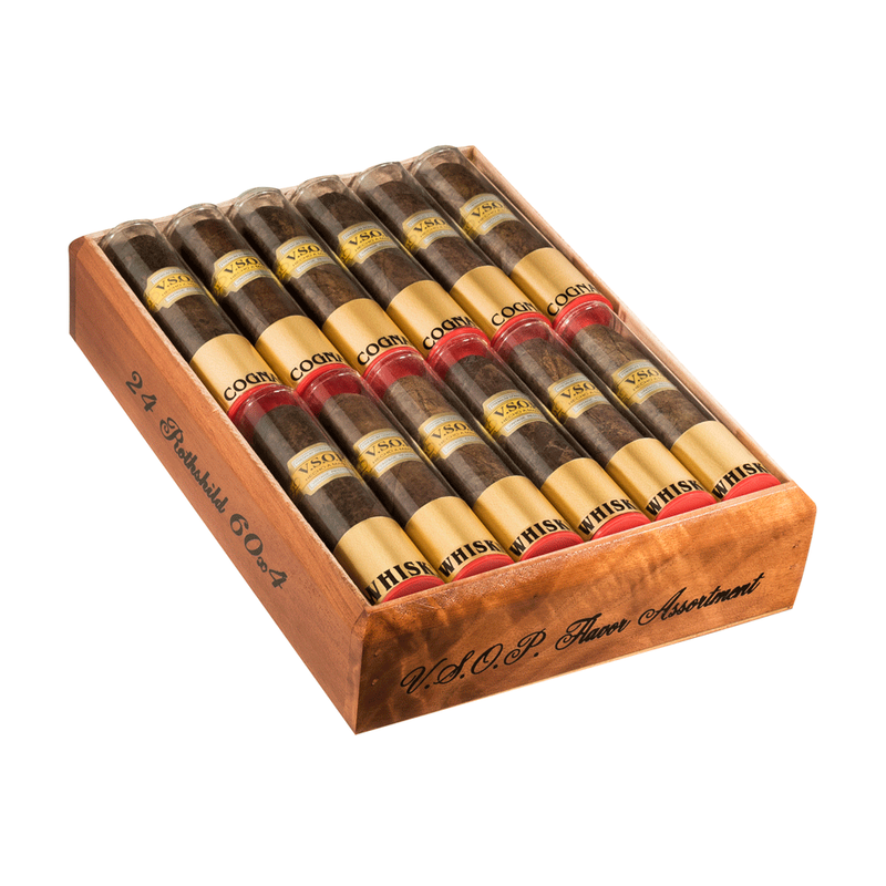 VSOP Cognac And Whiskey Maduro Rothschild Sampler 24-Cigar Sampler