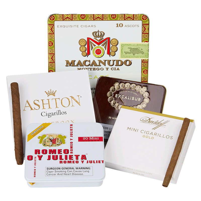 Top-Shelf Tin Sampler Cigarillos 80-Cigar Sampler