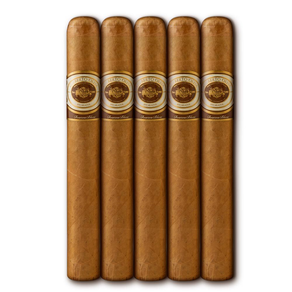 Gilberto Oliva Reserva Blanc Robusto / 5 x 50 Box of 20
