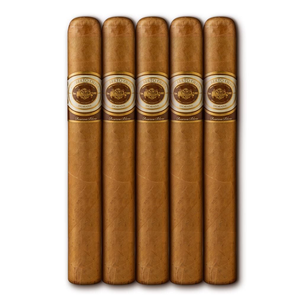 Gilberto Oliva Reserva Blanc Robusto / 5 x 50 Pack of 5
