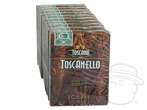 Toscanello Natural 10/5 - Packs - 50 Total Cigars
