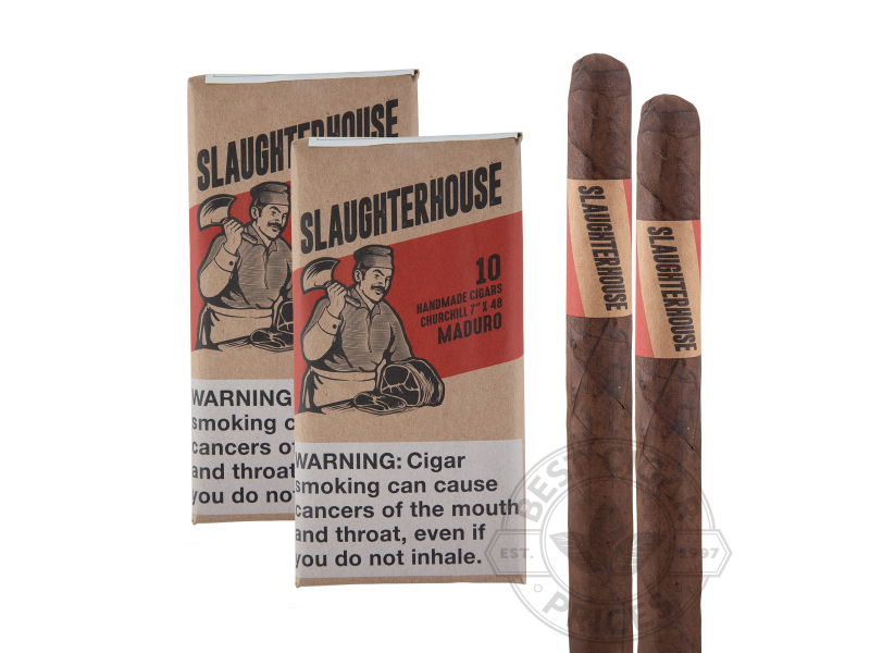 Slaughterhouse Churchill Maduro - 20 Cigars