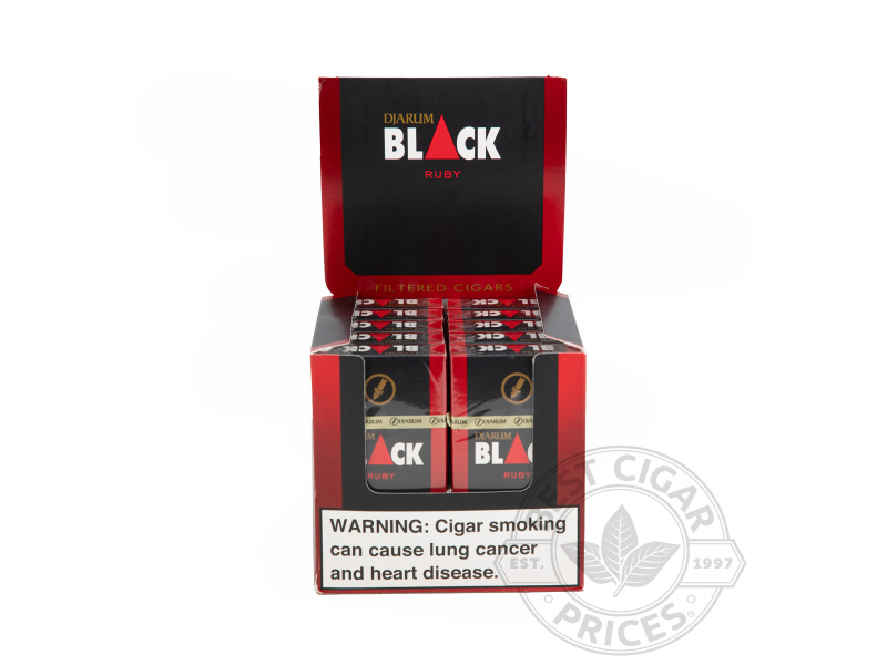 Djarum Black Ruby Filtered 2x Deal - Packs - 120 Total Cigars