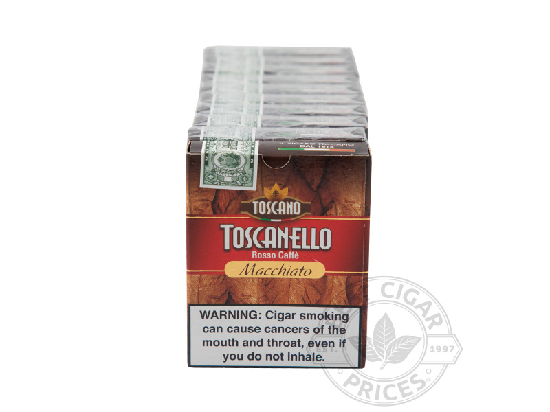Toscanello Rosso Caffe Macchiato 10/5 - Packs - 50 Total Cigars