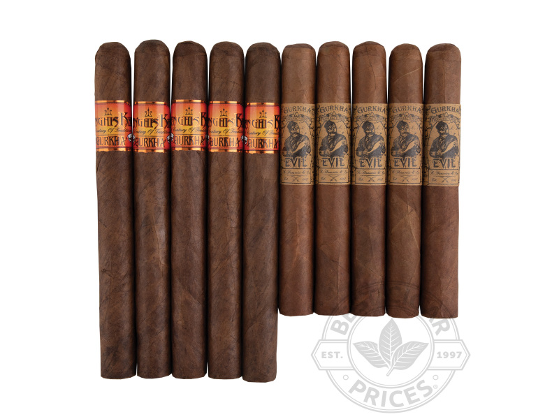 Gurkha Evil Genghis 10 Cigar Sampler - 10 Cigars
