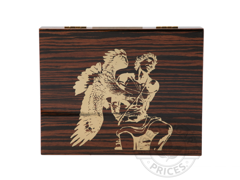 God Of Fire KKP Special Reserve 10-Cigar Assortment In Macassar Ebony Travel Humidor - 10 Cigars