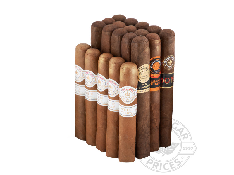 Montecristo 20 Cigar Brand Collection Sampler - 25 Cigars
