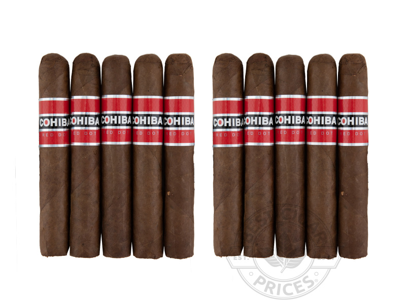 Cohiba Red Dot Robusto 5 Pack 2x Deal - 10 Cigars