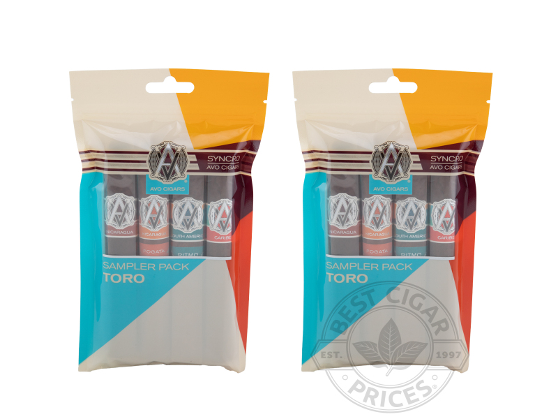 AVO Syncro Fresh Pack 4 Cigar Sampler 2x Deal - 8 Cigars