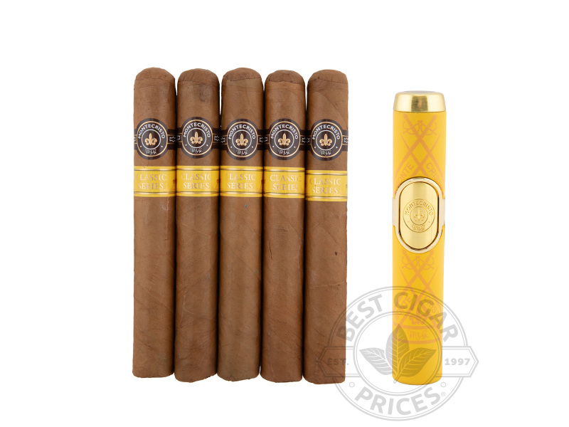 Montecristo Classic Toro 5 Cigar Sampler With Lighter - 5 Cigars