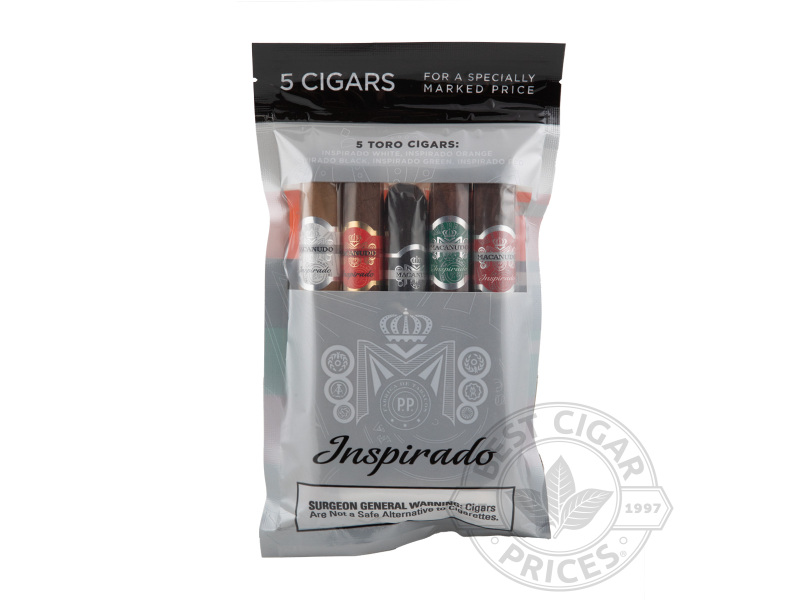 Macanudo Inspirado Toro 5 Cigar Fresh Pack Sampler - 5 Cigars