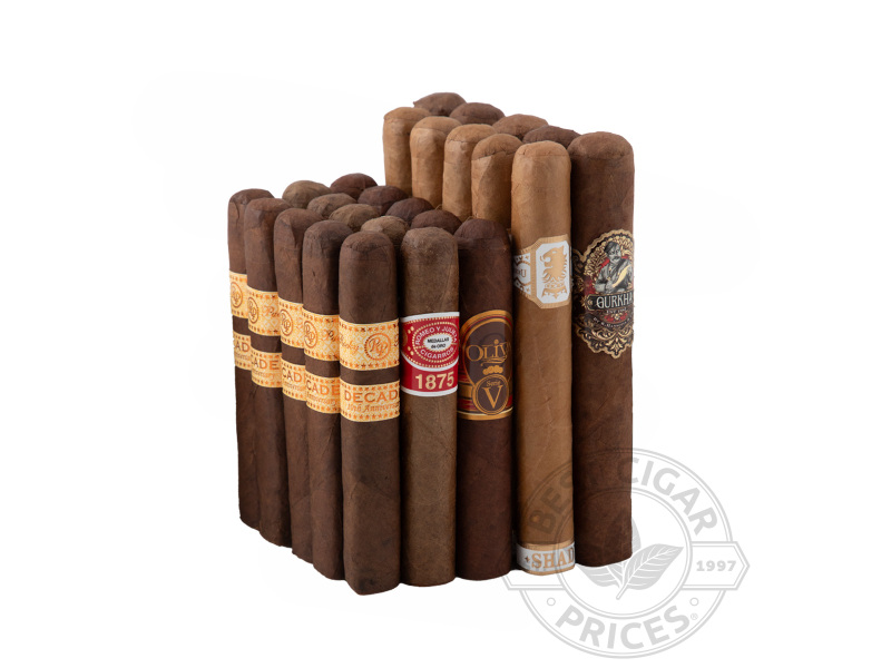 Longfiller Legends 25 Cigar Assortment Sampler - 25 Cigars