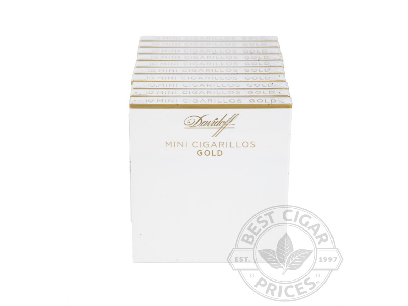 Davidoff Mini Cigarillos Gold 10 Packs Of 10 - 100 Cigars