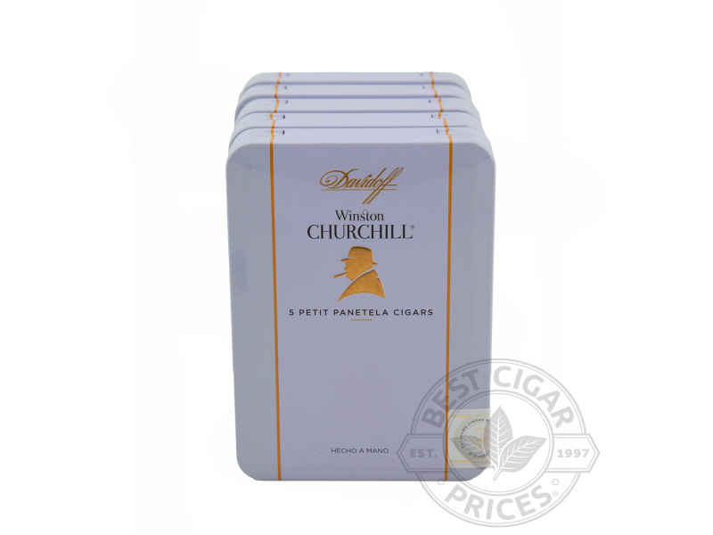 Davidoff Winston Churchill Petit Panetela 5 Tins Of 5 - 25 Cigars