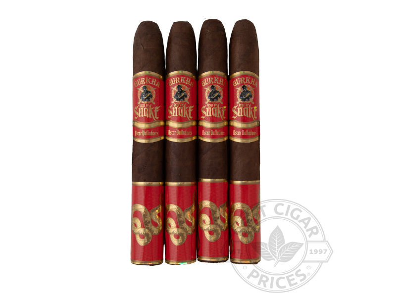 Gurkha Year Of The Snake Limited Edition By Oscar Valladares - 4 Cigars