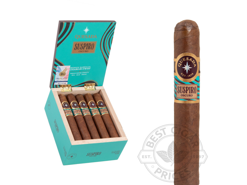 Quesada Suspiro Oscuro Robusto Cigars - 15 Cigars