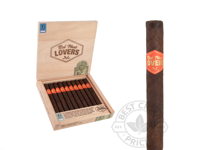 Red Meat Lovers Spicy Beef Stick Cigars - 10 Cigars