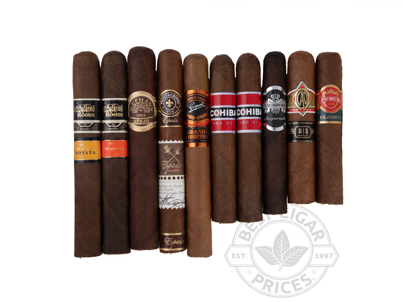 Topshelf Top 10 Cigar Sampler - 10 Cigars