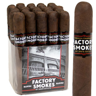 Drew Estate Factory Smokes Maduro Churchill 25 CIGARS