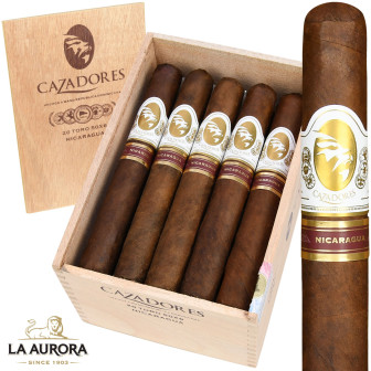 La Aurora Cazadores Nicaragua Toro 20 Pack