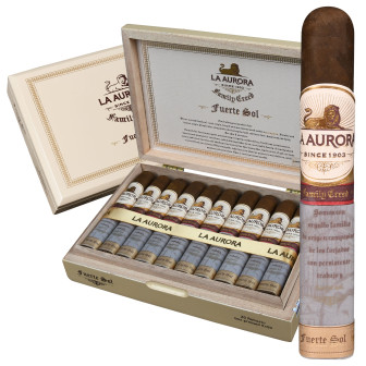 La Aurora Family Creed Fuerte Sol Box Pressed Robusto 20 Pack