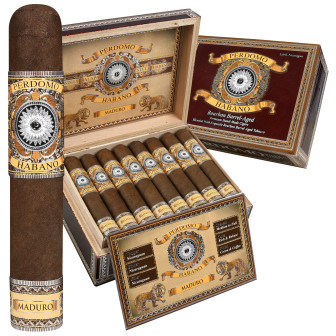 Perdomo Habano Bourbon Barrel-Aged Churchill Maduro 5 Pack
