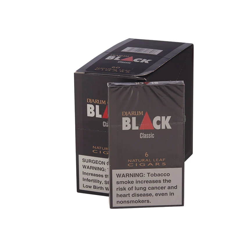 Djarum Black Classic Natural (6) | Cigarillo | Carton of 60