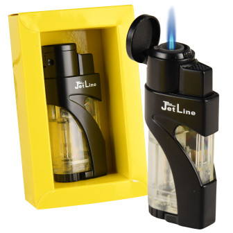 JetLine Phantom Single Flame Lighter-Black Lighter