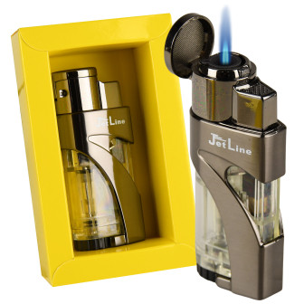 JetLine Phantom Single Flame Lighter - Gunmetal Lighter
