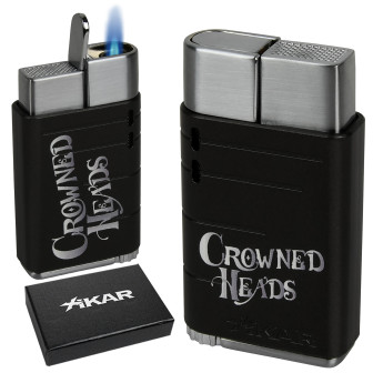 Crowned Heads Xikar Linea Torch Lighter - Gunmetal Lighter