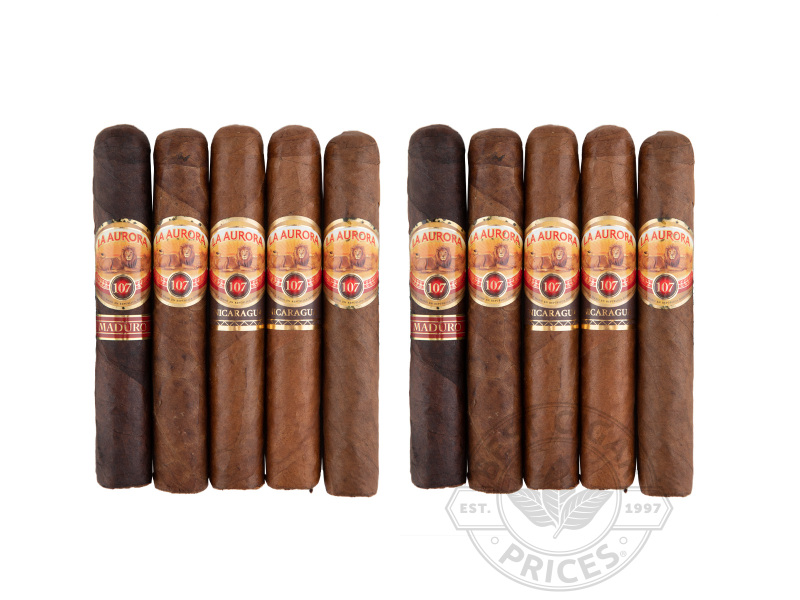 La Aurora 107 Tobaccos Of The World Sampler - 10 Cigars
