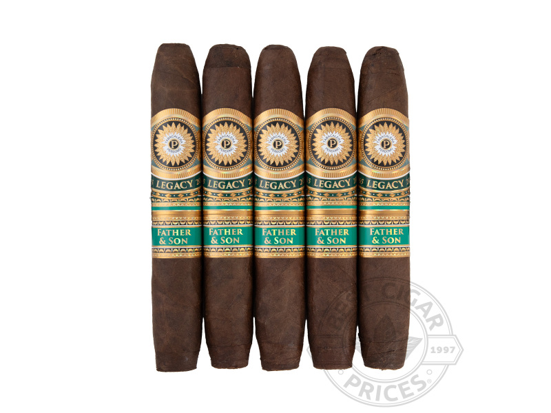 Perdomo Legacy Father & Son Maduro Gran Figurado Cigars 5pack - 5 Cigars