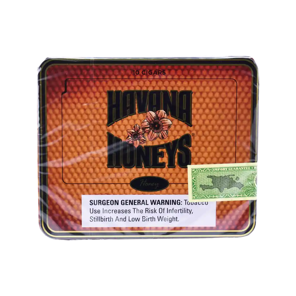 Havana Honeys Honey Cigarillos Tin (4.0"x30) | Box of 50