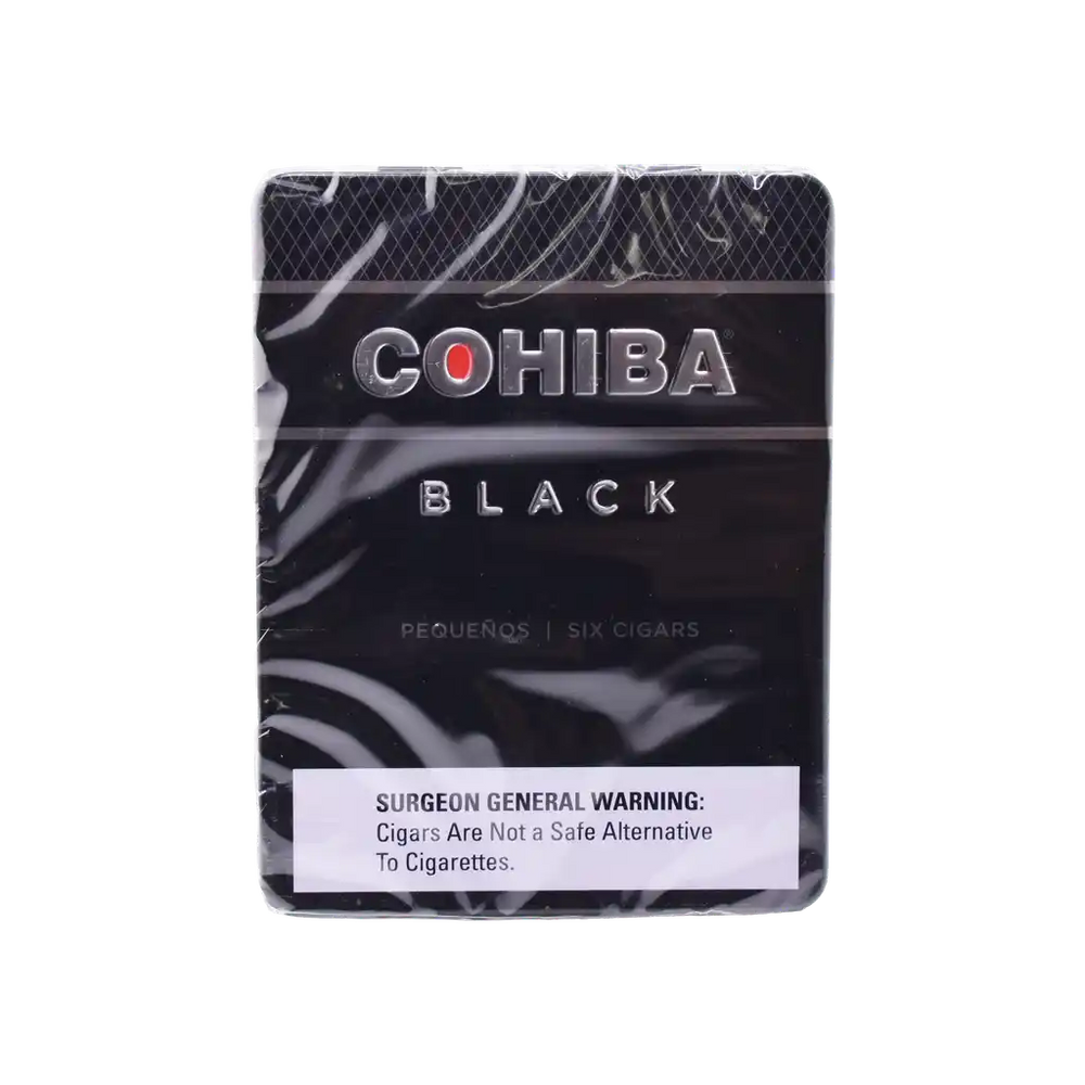 Cohiba Black Tin Pequenos (Cigarillos) (4.1"x36)