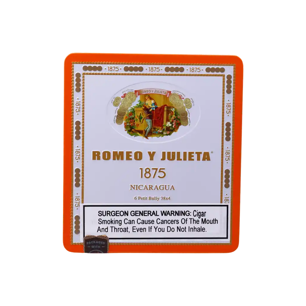Romeo y Julieta 1875 Nicaragua Petite Bully Tin (4" X 38) | Box of 30